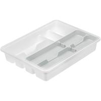 Лоток-вкладыш для стол. приборов 2-х уровневый смоки М1146 /11шт/М-пласт