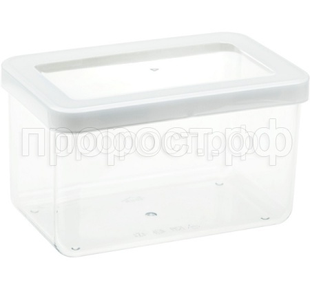 Емкость д/сыпуч. прод. 1,1л СТЕП белый М1296 /12шт/М-пласт  Емкость д/сыпуч. прод. 1,1л СТЕП белый М1296 /12шт/М-пласт