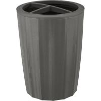 Стакан д/зубных щеток Rock'n'Roll Keeplex антрацит KL3415 /24шт/ПР