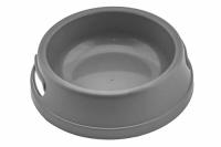 Миска одинарная пластик Прованс 750мл серый/2204/Дарэлл