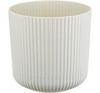 Кашпо ВЕЛЬВЕТ 2,5л белый ротанг М3181