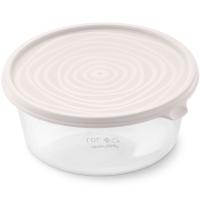 Контейнер д/пищ. прод. Сальваре круглый 1л кремовый С223 /22шт/Мартика