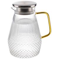 Кувшин 1,6л Aroma рельефного стекла крышка-фильтр 106478 /12шт/Leonord Кувшин 1,6л Aroma рельефного стекла крышка-фильтр 106478 /12шт/Leonord