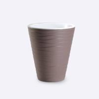 Кашпо Валенсия 5,2л мокко со вставкой 