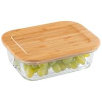 Контейнер Bambu 0,594л жаропр стекла крышка бамбук 106022 /24шт/ Leonord Контейнер Bambu 0,594л жаропр стекла крышка бамбук 106022 /24шт/ Leonord