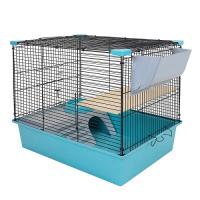 Клетка д/грыз CRAFT Шиншилла-1 58*40*39,5см разборная без наполнения бирюз-че/43052бир-чер/Дарэленд