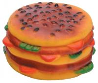 Игрушка для собак Гамбургер виниловый двойной 10см для крупных пород/ISJ2007/ЗР