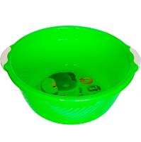 Таз 10л "Люкс" с ручками салатовый 03036 /10шт/Арз