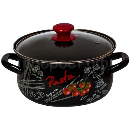 Кастрюля 3л эмаль сфер черный Болоньезе 61915-123/4.02-У4 /4шт/Керчь    Кастрюля 3л эмаль сфер черный Болоньезе 61915-123/4.02-У4 /4шт/Керчь