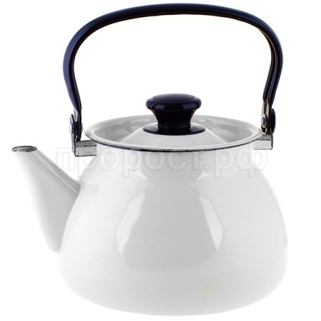 Чайник 3л с метал. ручкой сферич. белый без декора 42104-122-У4 /4шт/Керчь Чайник 3л с метал. ручкой сферич. белый без декора 42104-122-У4 /4шт/Керчь