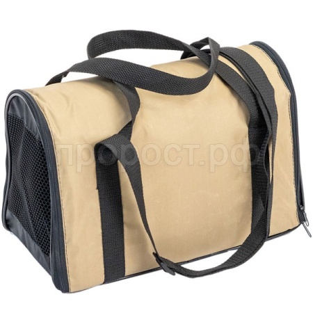 Сумка переноска Конверт-Туннель №0 расклад.с карманом и ремнем 33*19*21см бежевый/9025/ Сумка переноска Конверт-Туннель №0 расклад.с карманом и ремнем 33*19*21см бежевый/9025/
