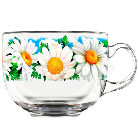 Кружка Ромашковое поле 480мл/2027-Д 