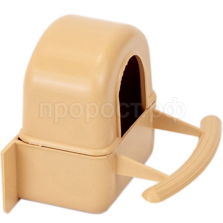 Кормушка д/птиц меж прутиков 50мл малая закрытая беж/5068 Кормушка д/птиц меж прутиков 50мл малая закрытая беж/5068