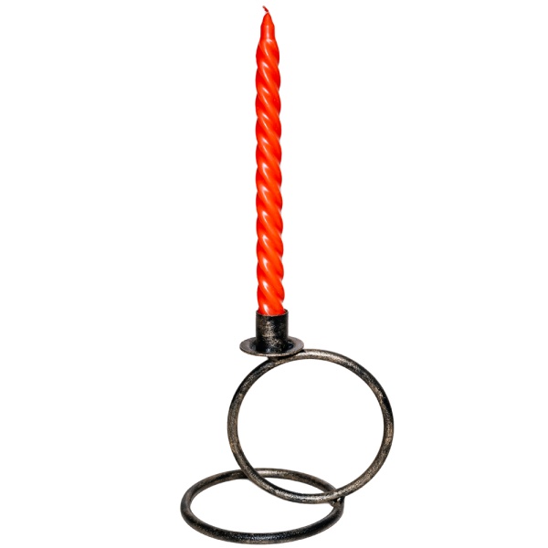 ДЕКОР Подсвечник Кольцо 1 свеча антик золото РЗДИ/1шт