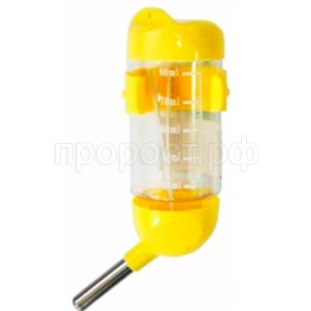 Поилка для грызунов с металлическим носиком на креплении 80мл/Дп1401 Поилка для грызунов с металлическим носиком на креплении 80мл/Дп1401