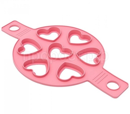 Форма для выпечки Сердечки для оладий/яичницы/котлет силикон 15,5*33,5*1,4см КТ-S-404 Форма для выпечки Сердечки для оладий/яичницы/котлет силикон 15,5*33,5*1,4см КТ-S-404