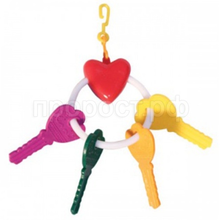 Игрушка для птиц Связка ключей  Игрушка для птиц Связка ключей
