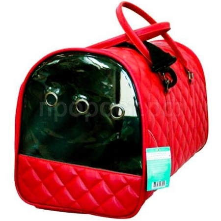 Сумка-переноска д/животн.с вентиляц. отверстием 28x47x30см иск.кожа красная/Сп032к/Евро Сумка-переноска д/животн.с вентиляц. отверстием 28x47x30см иск.кожа красная/Сп032к/Евро