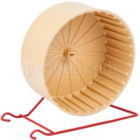 Игрушка для грызунов Колесо D140 Литое пластик полузакрытое на металлической подставке/3164 Игрушка для грызунов Колесо D140 Литое пластик полузакрытое на металлической подставке/3164