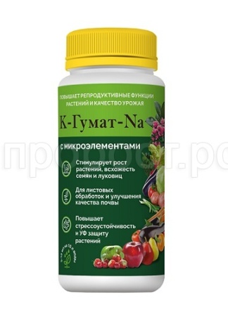 Гумат калия/натрия с микроэлементами 0,12л Гумат калия/натрия с микроэлементами 0,12л