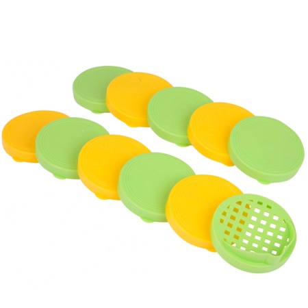 Набор крышек Хозяюшка (10шт+1 со сливом) М6873 /20шт/ Альтерн Набор крышек Хозяюшка (10шт+1 со сливом) М6873 /20шт/ Альтерн