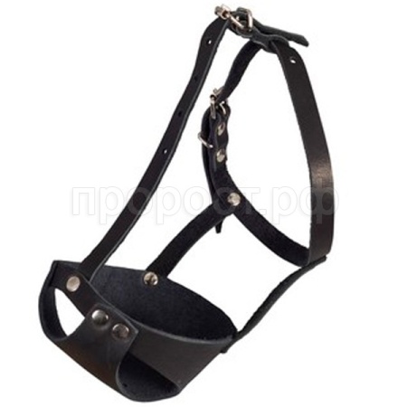 Намордник кожа цельнокроеный Французский Бульдог/04017012/Каскад