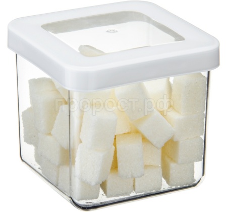 Емкость д/сыпуч. прод. 0,65л СТЕП белый М1291 /12шт/М-пласт  Емкость д/сыпуч. прод. 0,65л СТЕП белый М1291 /12шт/М-пласт