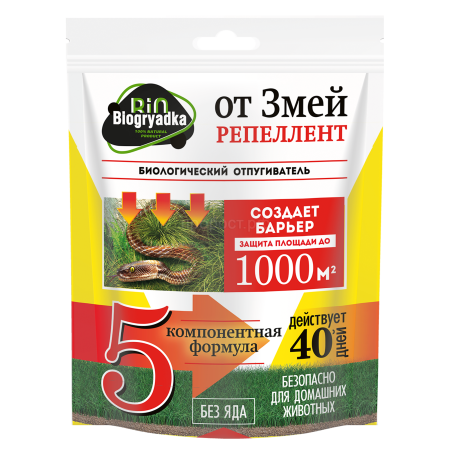 Biogryadka 600гр от змей репеллент Biogryadka 600гр от змей репеллент