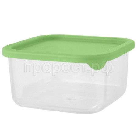 Контейнер д/продуктов 0,8л Sugar&Spice Vanilla квадрат. фисташковый с гибкой крышкой SE1680 /18шт/ПР