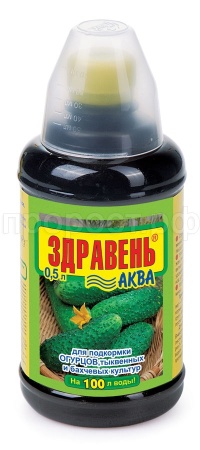Здравень Аква Огурцы 0,5л с мерным стаканом