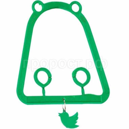 Игрушка д/птиц Качель с с подвесом 9,5*9,5см изумрудная/5028изумр/Дарэлл Игрушка д/птиц Качель с с подвесом 9,5*9,5см изумрудная/5028изумр/Дарэлл