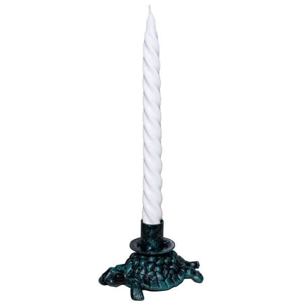 ДЕКОР Подсвечник Черепаха антик зеленый РЗДИ/1шт