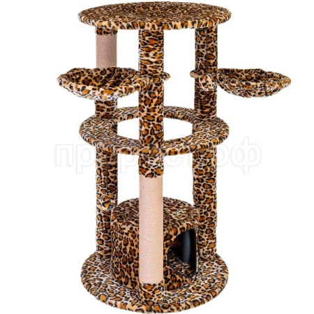 Когтеточка Комплекс КОЛИЗЕЙ разборный 3-х уровневый домик,полка,гамак 58*58**120см леопар/8783/Дарэл Когтеточка Комплекс КОЛИЗЕЙ разборный 3-х уровневый домик,полка,гамак 58*58**120см леопар/8783/Дарэл