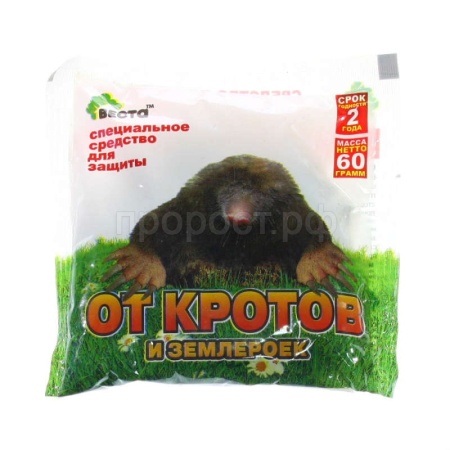 ВЕСТА от кротов и землероек 60гр ВЕСТА от кротов и землероек 60гр