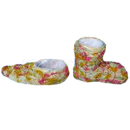 Плетеный сапог желтый 22*10*16 WD11В278-2/96шт/