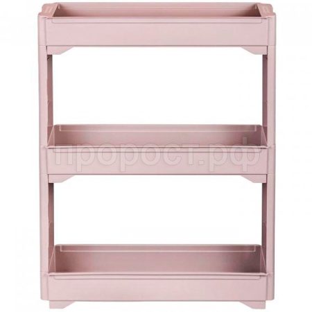 Этажерка на колесах 3 секции Keeplex Regular 53,7х13,8х23,5см бежевый топаз KL3838 /3шт/ПР Этажерка на колесах 3 секции Keeplex Regular 53,7х13,8х23,5см бежевый топаз KL3838 /3шт/ПР