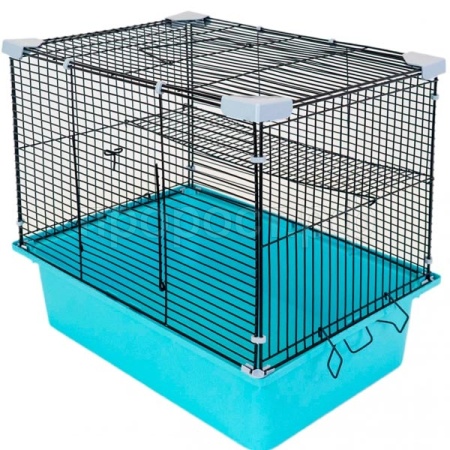 Клетка д/грыз N1 РПК50 без наполнения 42*30*40см бирюзовая/4шт/Евро Клетка д/грыз N1 РПК50 без наполнения 42*30*40см бирюзовая/4шт/Евро