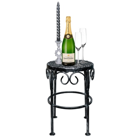 ДЕКОР Подсвечник Черепаха бел серебро РЗДИ/1шт