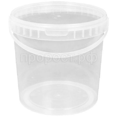Ведро 3,4л с крышкой прозрач /33шт/ АУ Ведро 3,4л с крышкой прозрач /33шт/ АУ