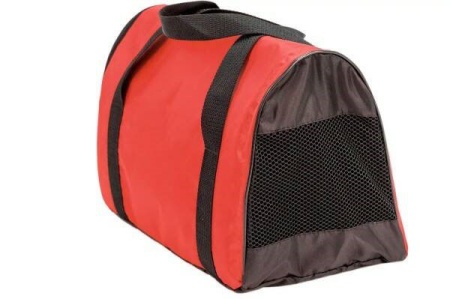 Сумка переноска ЧИП Туннель №1 нейлон с сетчатым окном 36*21*24см красный/9006/ Сумка переноска ЧИП Туннель №1 нейлон с сетчатым окном 36*21*24см красный/9006/
