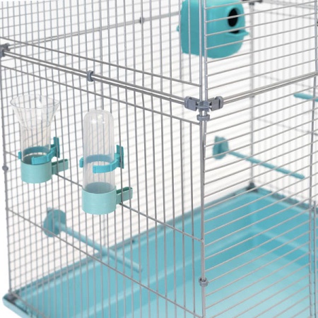 Клетка д/птиц ЛОРА-3 ECO 58*40*126см (укомплект) 3 секции бирюзовая/4612/Дарэлл Клетка д/птиц ЛОРА-3 ECO 58*40*126см (укомплект) 3 секции бирюзовая/4612/Дарэлл