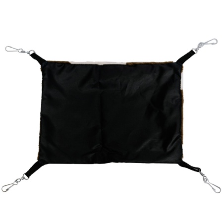 Гамак д/грызунов Мех сафари микс подвесной на 4-х карабинах 30*22см/DONBARON Гамак д/грызунов Мех сафари микс подвесной на 4-х карабинах 30*22см/DONBARON