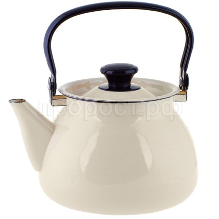 Чайник 3л с метал. ручкой сферич. слоновая кость без декора 42104-122-У4 /4шт/Керчь Чайник 3л с метал. ручкой сферич. слоновая кость без декора 42104-122-У4 /4шт/Керчь
