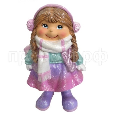 Фигура Девочка в теплых наушниках 716425/W247 