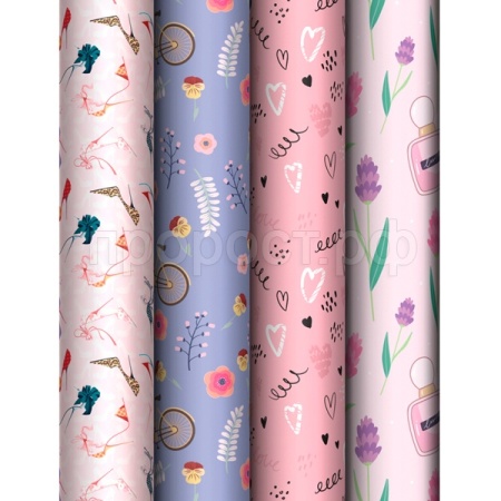 Упаковочная бумага 70*100см "Woman time" 80г/м2 MESHU /372628/Рельеф Упаковочная бумага 70*100см "Woman time" 80г/м2 MESHU /372628/Рельеф