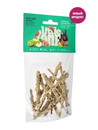 Лакомство для грызунов  ветви с киви и яблоками Литтл Ван  35гр