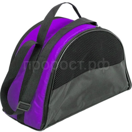 Сумка переноска ЧИП Конверт-Полукруг №0 расклад.с карм. и ремнем 37*17*23см фиолет/9055фиол/Дарэлл Сумка переноска ЧИП Конверт-Полукруг №0 расклад.с карм. и ремнем 37*17*23см фиолет/9055фиол/Дарэлл