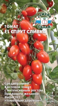Томат Спрут Сливка F1 0,03г