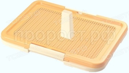 Туалет д/собак со столбиком малый пластик 47*34*4см/Дт737/Евро