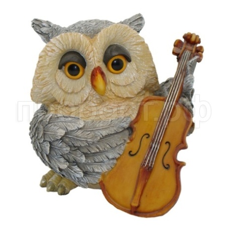 Копилка Сова-виолончелист  L18W21.5H18см 626464/SK041 Копилка Сова-виолончелист  L18W21.5H18см 626464/SK041